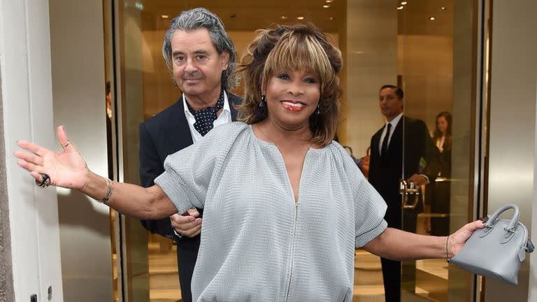 Tina Turner y su marido, Erwin Bach; la cantante disfrutaba de su vida en la ciudad suiza de Küsnacht