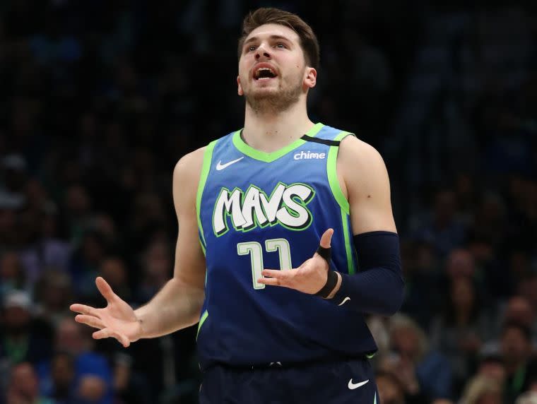 獨行俠首場失利後，隊上主力唐西奇(Doncic)有檢討自身表現，包括自身投射狀態以及失誤過多。資料照片