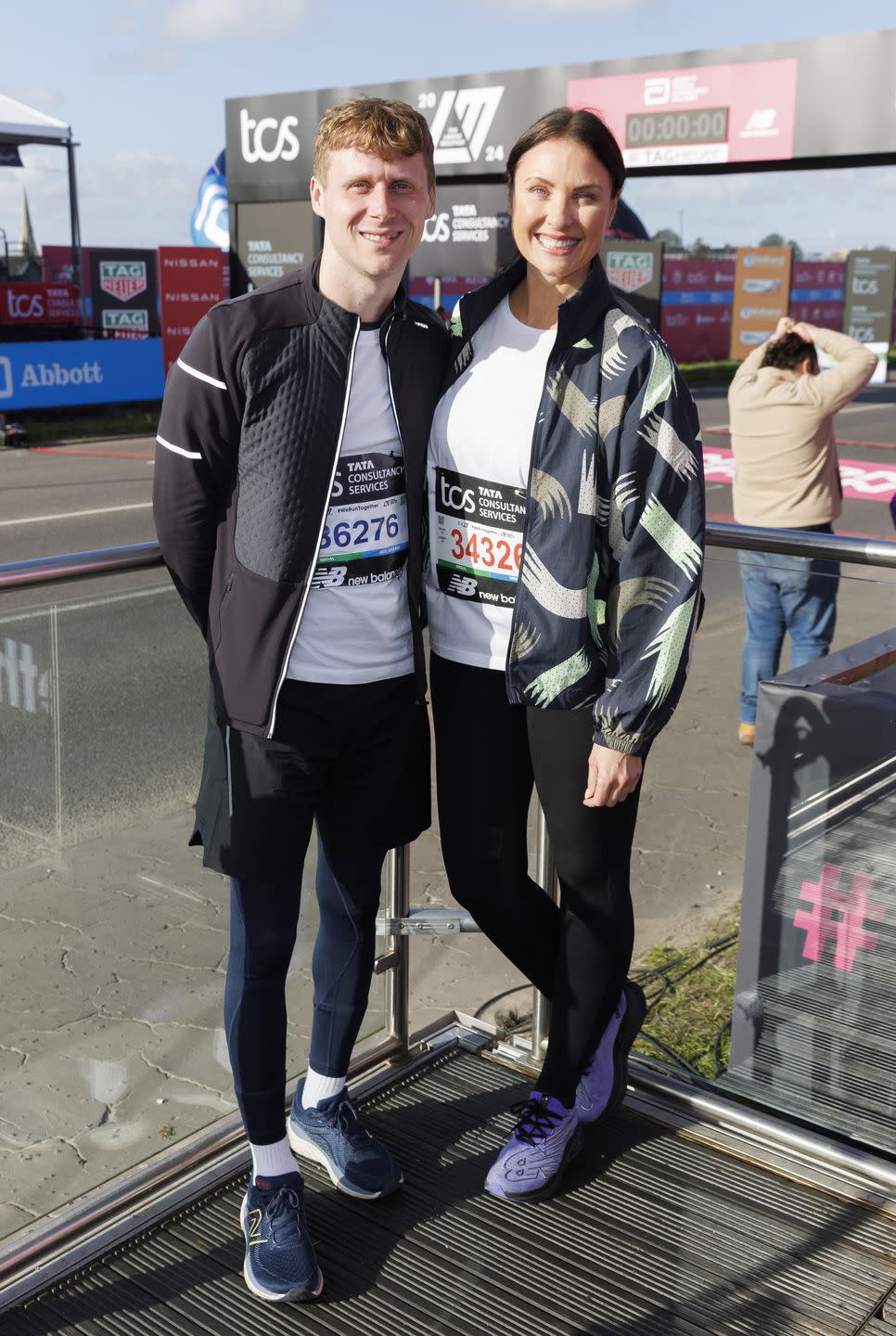 jamie borthwick, emma barton, london marathon 2024