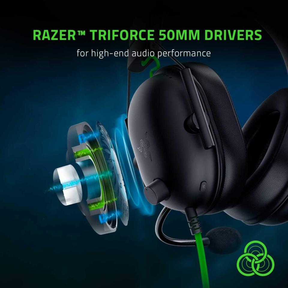 From cheering crowds to the hum of your rig, shut noise out and enjoy uninterrupted focus with special closed earcups on this Razer Blackshark V2 X headset that fully cover your ears, aided by plush cushions that form a closer seal for greater sound isolation. (PHOTO: Amazon Singapore)