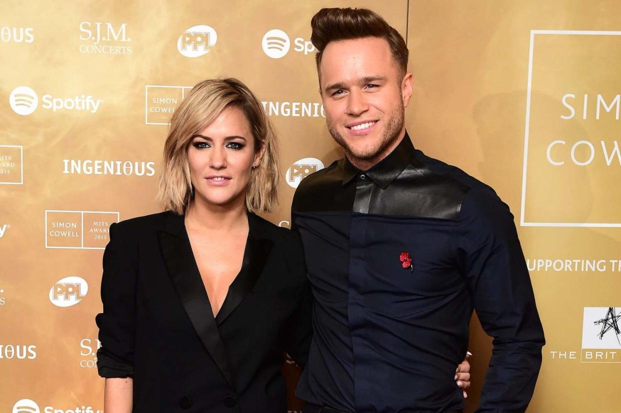 Caroline Flack pictured with Olly Murs in 2015: PA