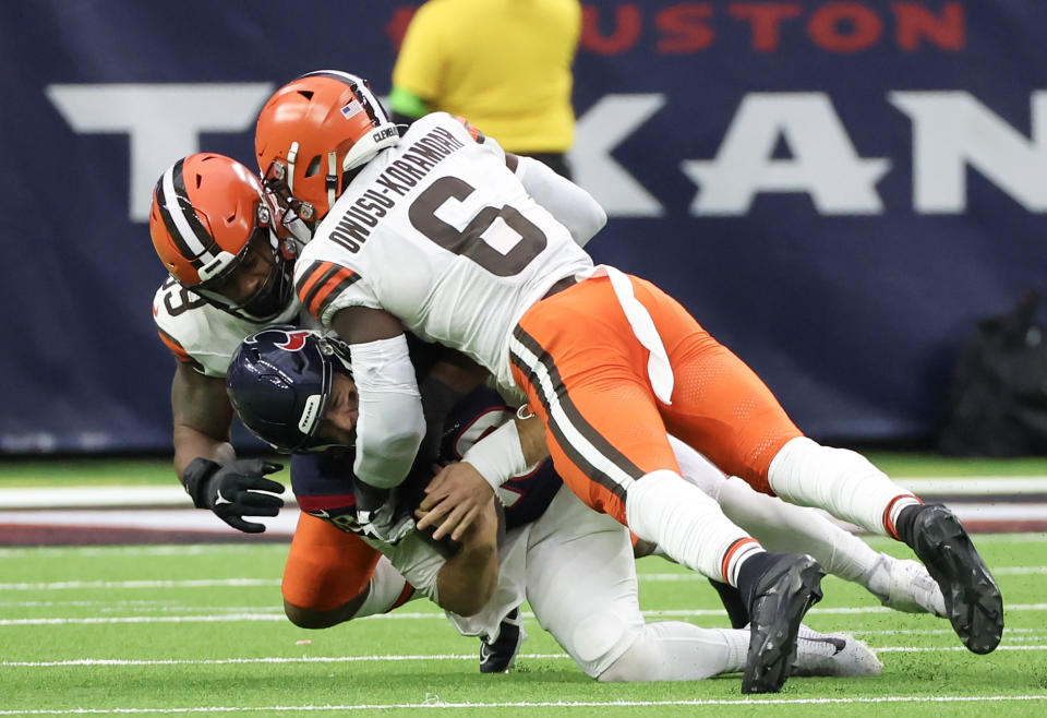 Browns Joe Flacco Texans