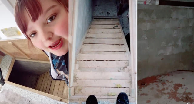 Woman makes eerie discovery under carpet of new home
