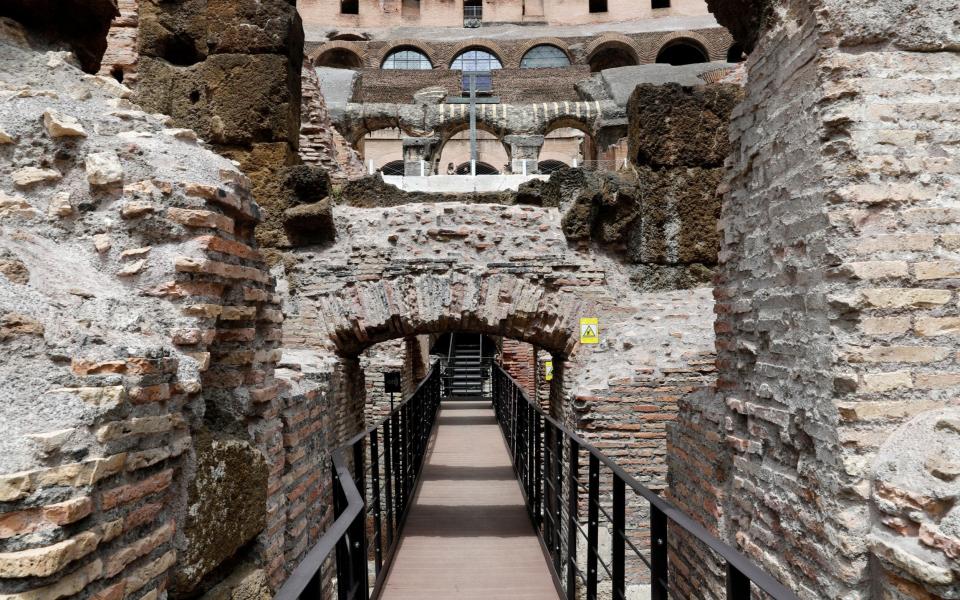 A walkway in the dungeons - REMO CASILLI /REUTERS