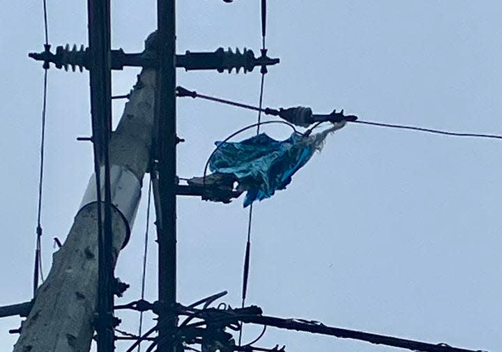 A Mylar balloon caused a power outage affecting more than 4,000 customers Friday, Feb. 23, 2024, according to We Energies.