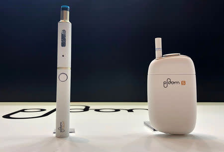 Japan Tobacco Inc. displays “heat-not-burn” tobacco devices Ploom TECH+ (L) and Ploom S during the unveiling in Tokyo, Japan, January 17, 2019. REUTERS/Taiga Uranaka