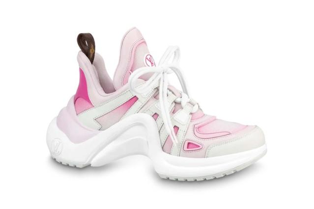 louis vuitton archlight sneakers pink