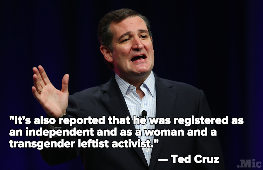 Ted Cruz Suggests Planned Parenthood Gunman Was 