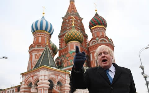 Boris Johnson has praised Britain's allies for their decision to expel 100 Russian diplomats