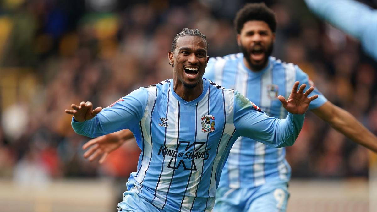 Coventry score twice in injury time to stun Wolves and reach FA Cup