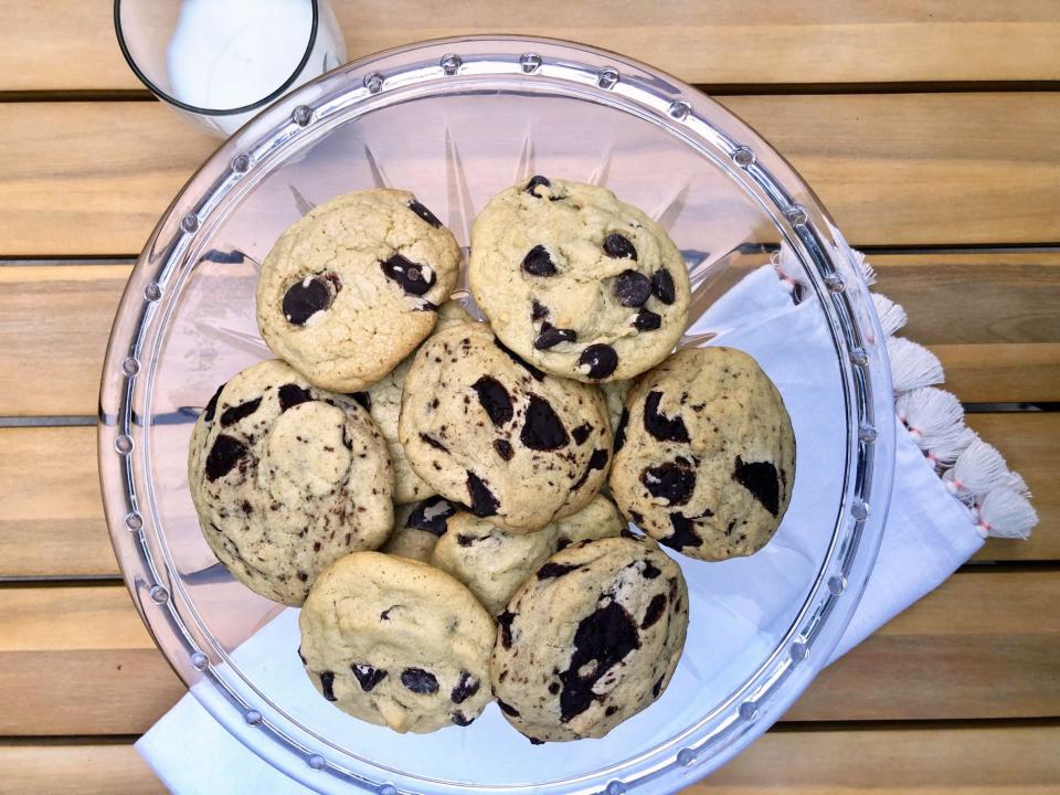 Dark Chocolate Chip Cookies