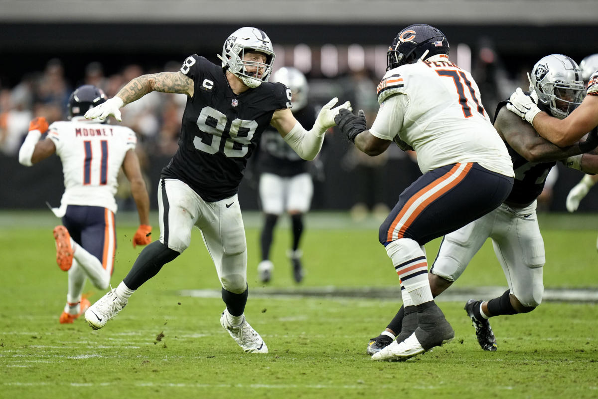 Raiders DE Maxx Crosby ranked as PFF's No. 1 EDGE defender