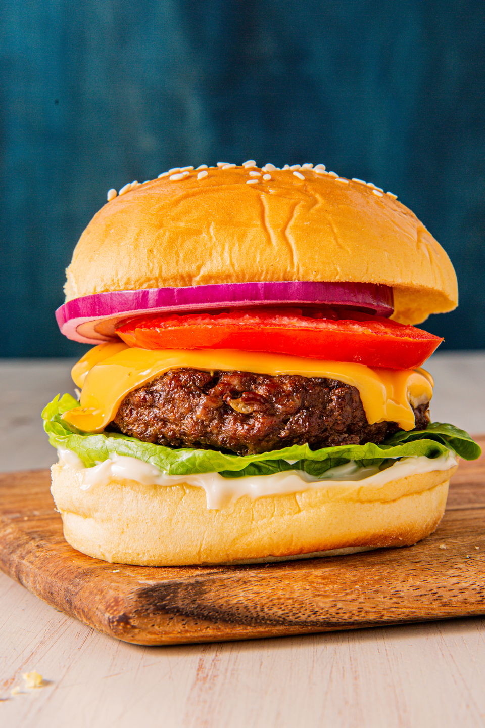 Air Fryer Cheeseburgers