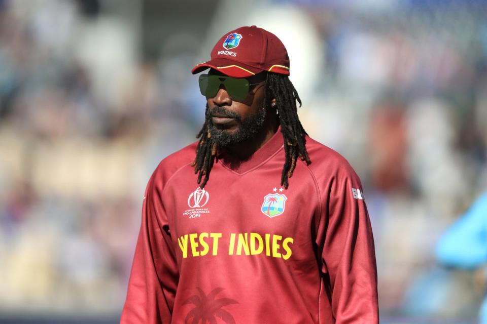 Chris Gayle is an ambassador for The 6ixty (Adam Davy/PA) (PA Archive)