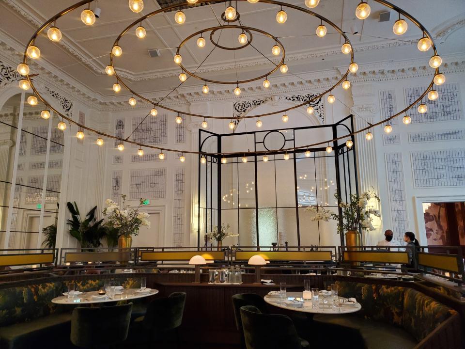 The George restaurant at Fairmont Olympic Hotel in Seattle