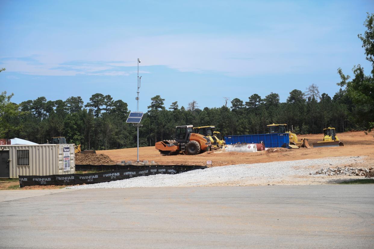 Construction of the new Columbia County Hospital off Gateway Boulevard on Wednesday, July 19, 2023. 