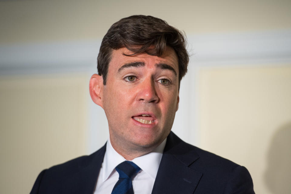 Labour mayor of Greater Manchester Andy Burnham. Photo: Dominic Lipinski/PA Archive/PA Images