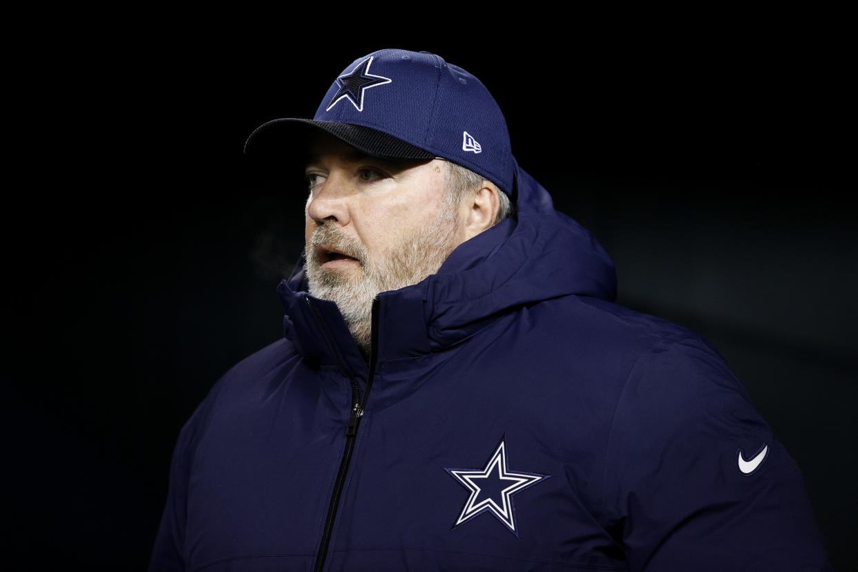 Head coach Mike McCarthy of the Dallas Cowboys