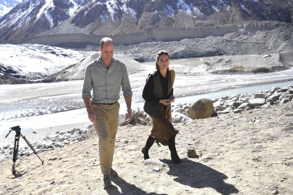 Kate Middleton and Prince William View the Devastating Effects of Climate Change on Pakistan's Glaciers