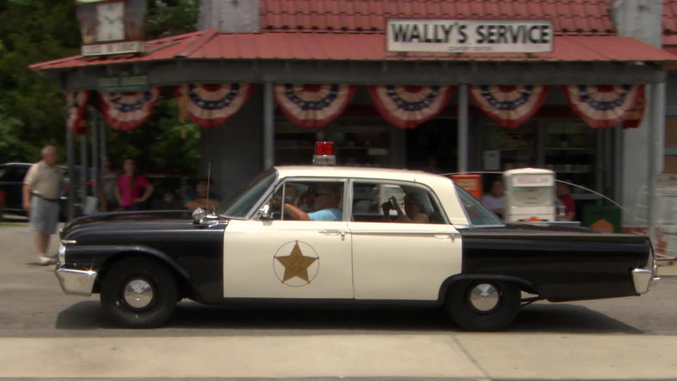 Take a ride in a vintage Ford Galaxy squad car, the kind Barney Fife would use to drive malefactors to the Mayberry Jail in 