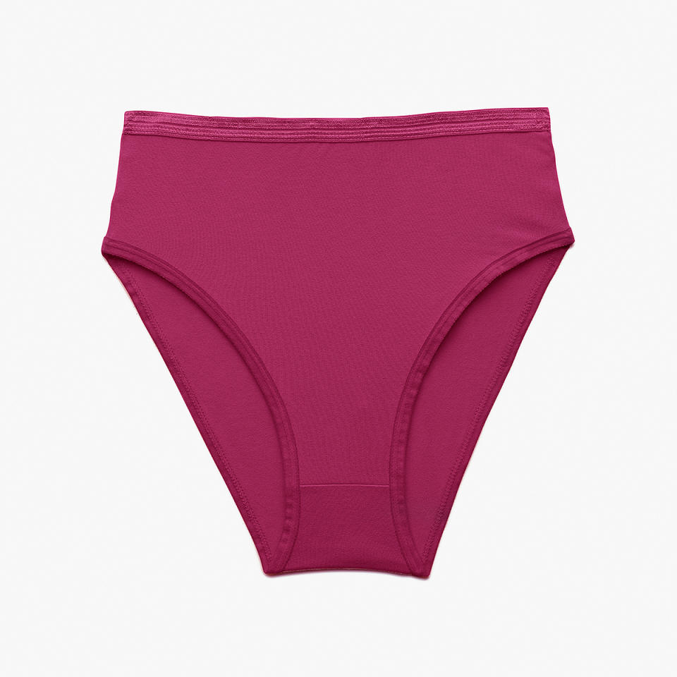 <p>This high-waisted style is made with organic cotton and comes in a range of colors. </p> <p><strong>Buy It!</strong> High-Rise Brief, $13; <a href="https://knickey.com/products/high-rise-brief?variant=31572231946291" rel="nofollow noopener" target="_blank" data-ylk="slk:knickey.com;elm:context_link;itc:0;sec:content-canvas" class="link ">knickey.com</a></p>