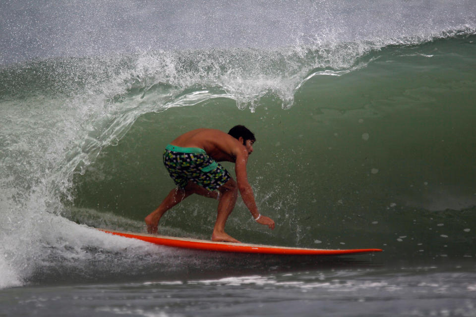 Florida Beaches Feel Effects Of Hurricane Irene