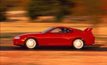 <p>A missile cleverly disguised as a missile, the fourth-generation Toyota Supra-particularly in 320-hp, twin- sequential-turbocharged form-may well be the most accessible supercar ever. Although it developed a mighty reputation during a production run that lasted through 2002 (it was withdrawn from the U.S. after 1998), its true heroism became apparent only when owners began applying more boost and more aftermarket gadgetry to the 3.0-liter DOHC 24-valve iron-block straight-six. Yeah, 400 horsepower was easy, and 500 was there without even turning a page in the HKS catalog. But then things got nuttier and nuttier as claimed outputs swelled into the four-digit range. This is the car that made Vin Diesel–grade insanity part of the Toyota tradition.</p>