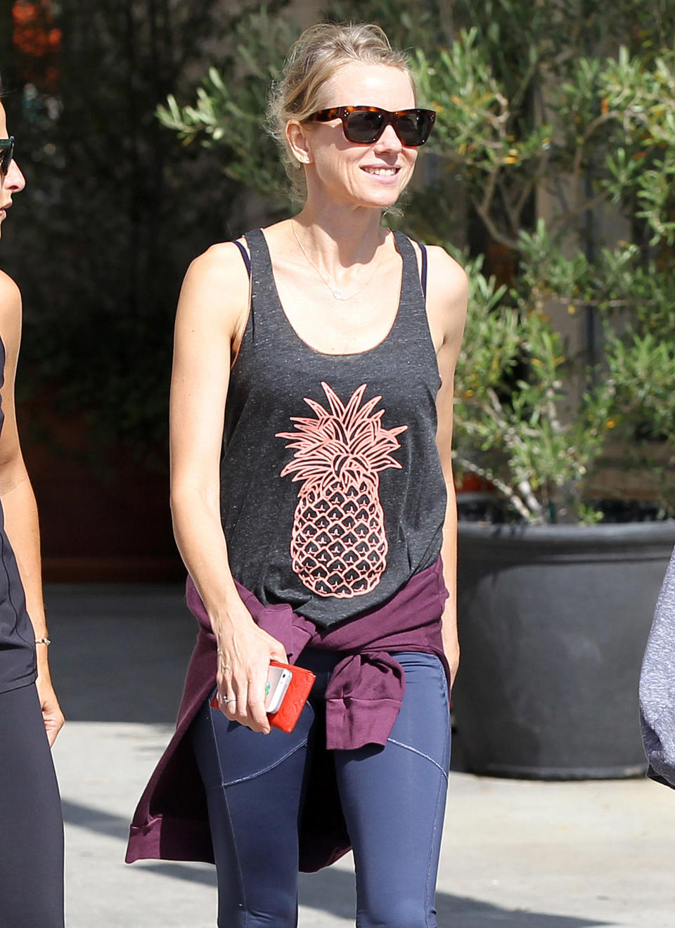 Naomi Watts headed to the gym for a morning workout on May 30 in Brentwood, California