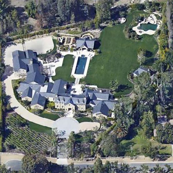 Kim Kardashian and Kanye West house