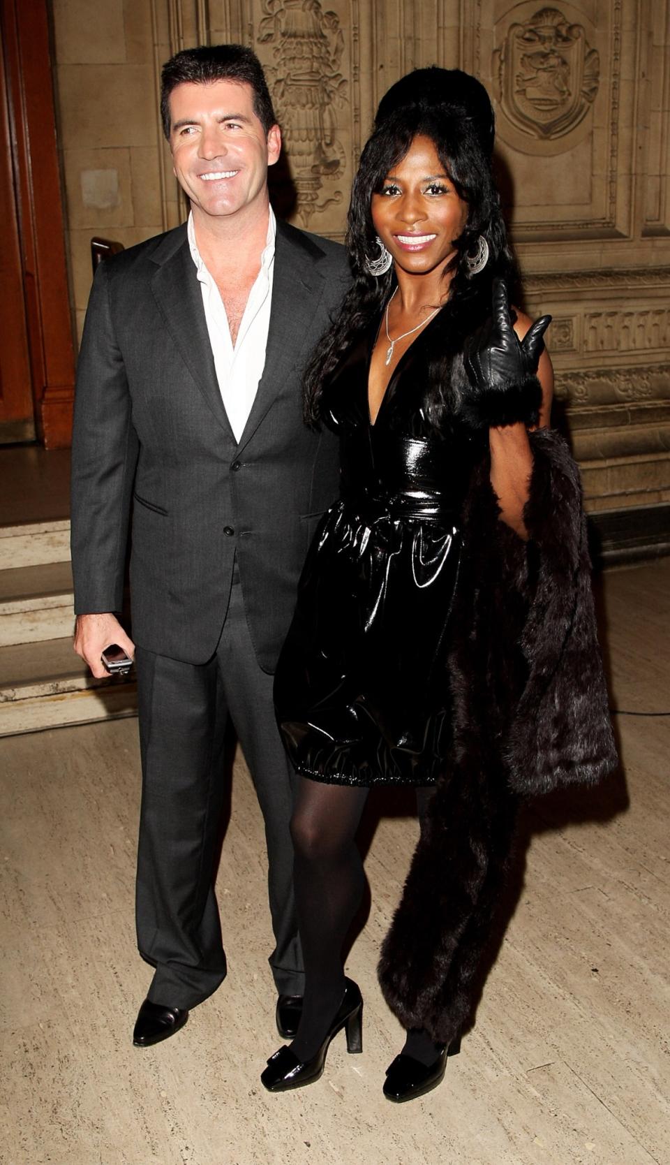 Simon Cowell and Sinitta