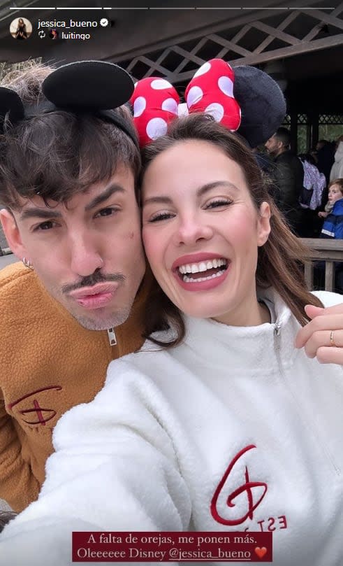 Jessica Bueno y Luitingo han estado unos días en Disney con los hijos de Jessica