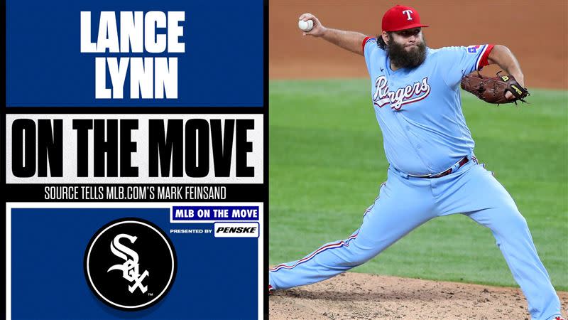 林恩（Lance Lynn）轉戰白襪。（圖／翻攝自MLB推特）