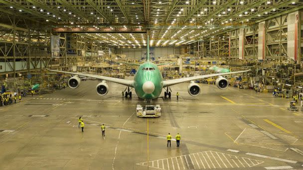 PHOTO: Boeing's last 747 rolled off the assembly line. (Paul Weatherman/Boeing)