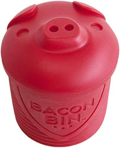 2) Bacon Bin Grease Strainer and Storage