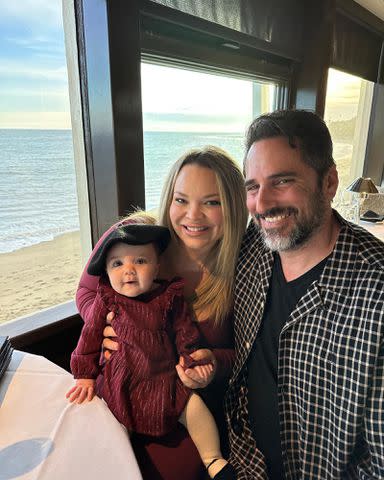 <p>Trisha Paytas Instagram</p> Trisha Paytas and Moses Hacmon with their daughter Malibu Barbie Paytas-Hacmon.