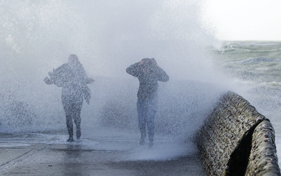 Storm Brian brought high winds to the UK in October (Picture: Rex)