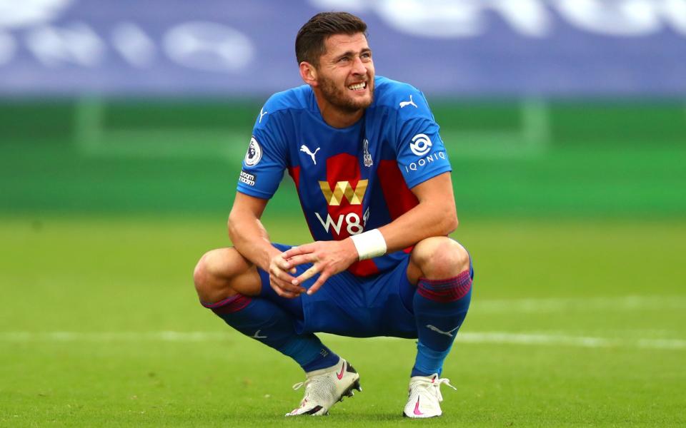 Joel Ward of Crystal Palace reacts after the Premier League match between Crystal Palace and Everton at Selhurst Park - Chloe Knott - Danehouse/Getty Images