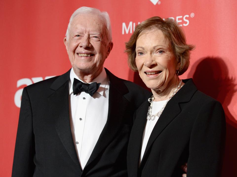 Jimmy and Rosalynn Carter in 2015.