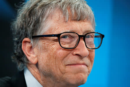 FILE PHOTO: Bill Gates, Co-Chair of Bill & Melinda Gates Foundation, attends the World Economic Forum (WEF) annual meeting in Davos, Switzerland, January 22, 2019. REUTERS/Arnd Wiegmann/File Photo