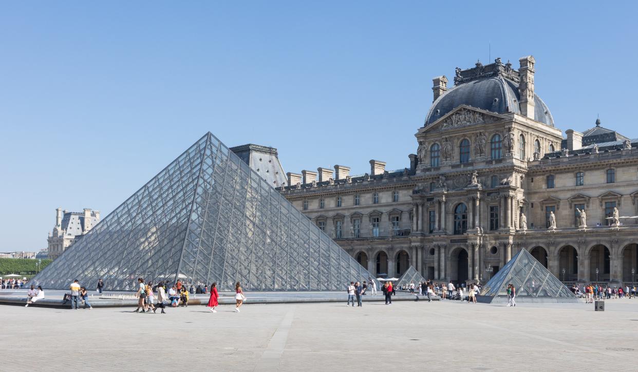 The Louvre Museum in Paris, France

