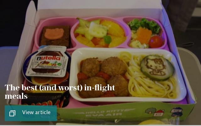 The best (and worst) in-flight meals