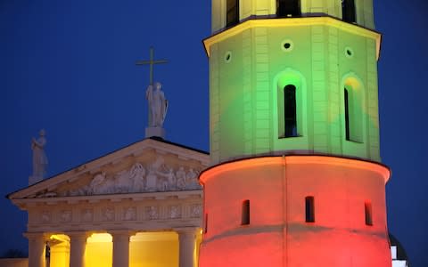Vilnius has already begun celebrating its centenary - Credit: Getty