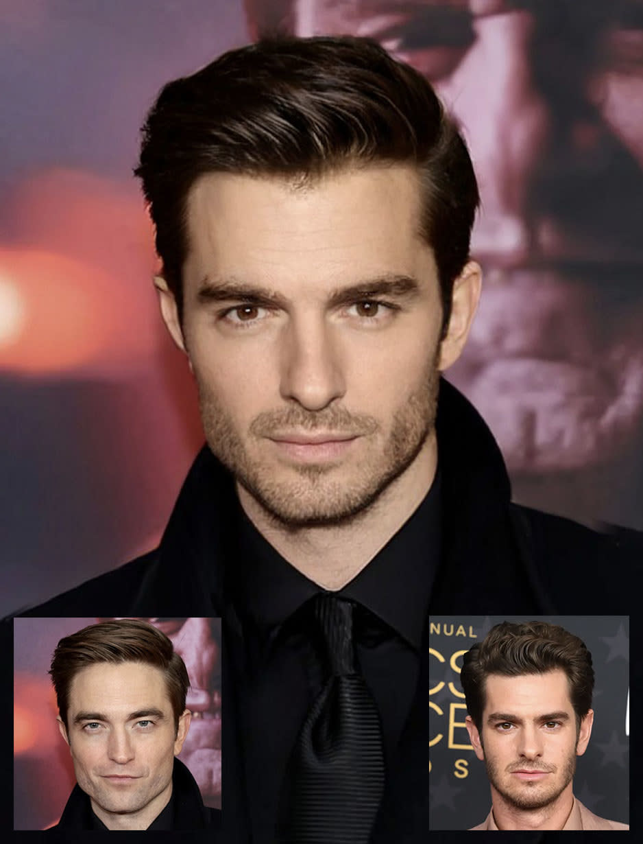 Andrew and Rob morphed together