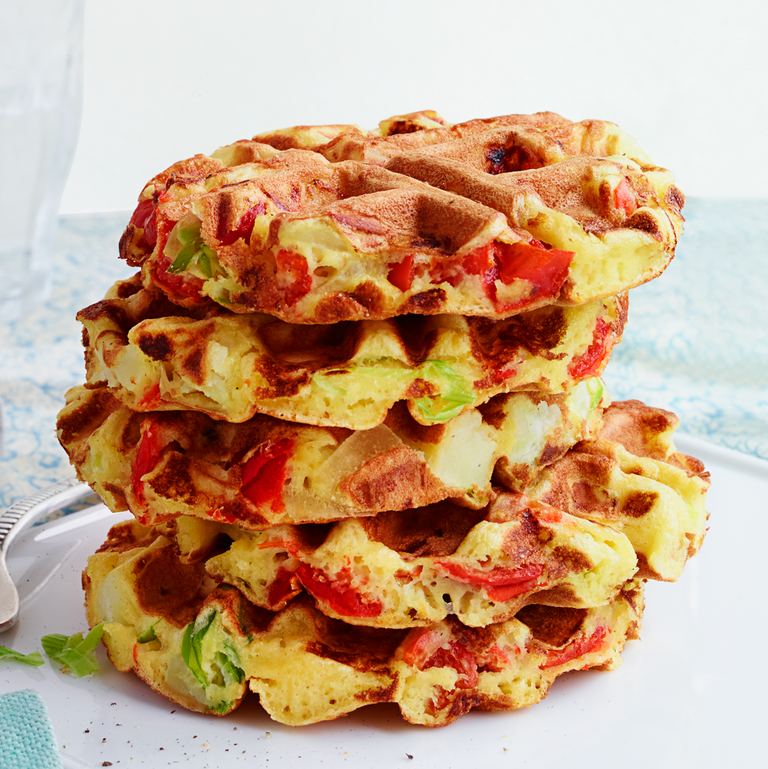 chickpea waffles low calorie breakfast