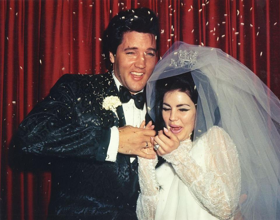 8) Elvis and Priscilla Presley