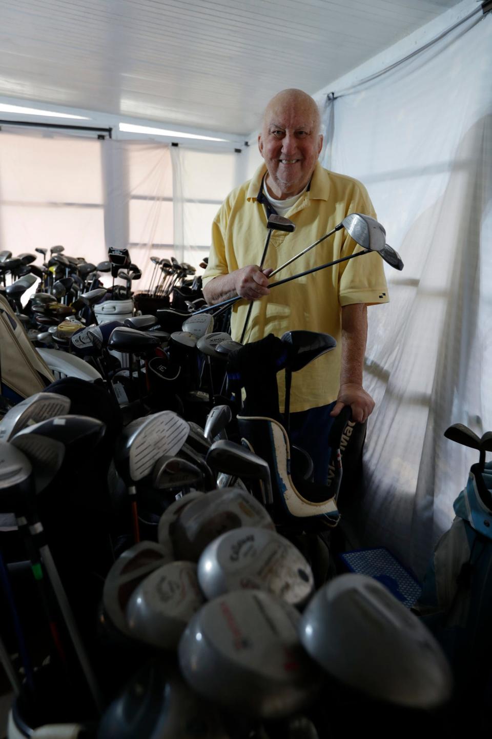 North Fort Myers resident John Berg has been an avid golf club collector for about 25 years.