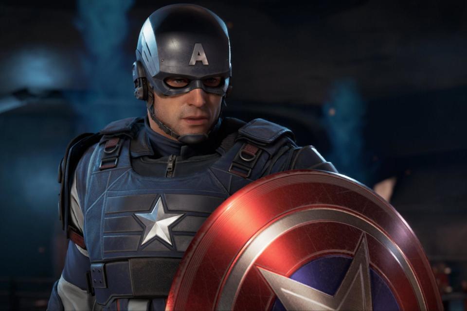 Captain America as he appears in-game (Marvel/Square Enix)