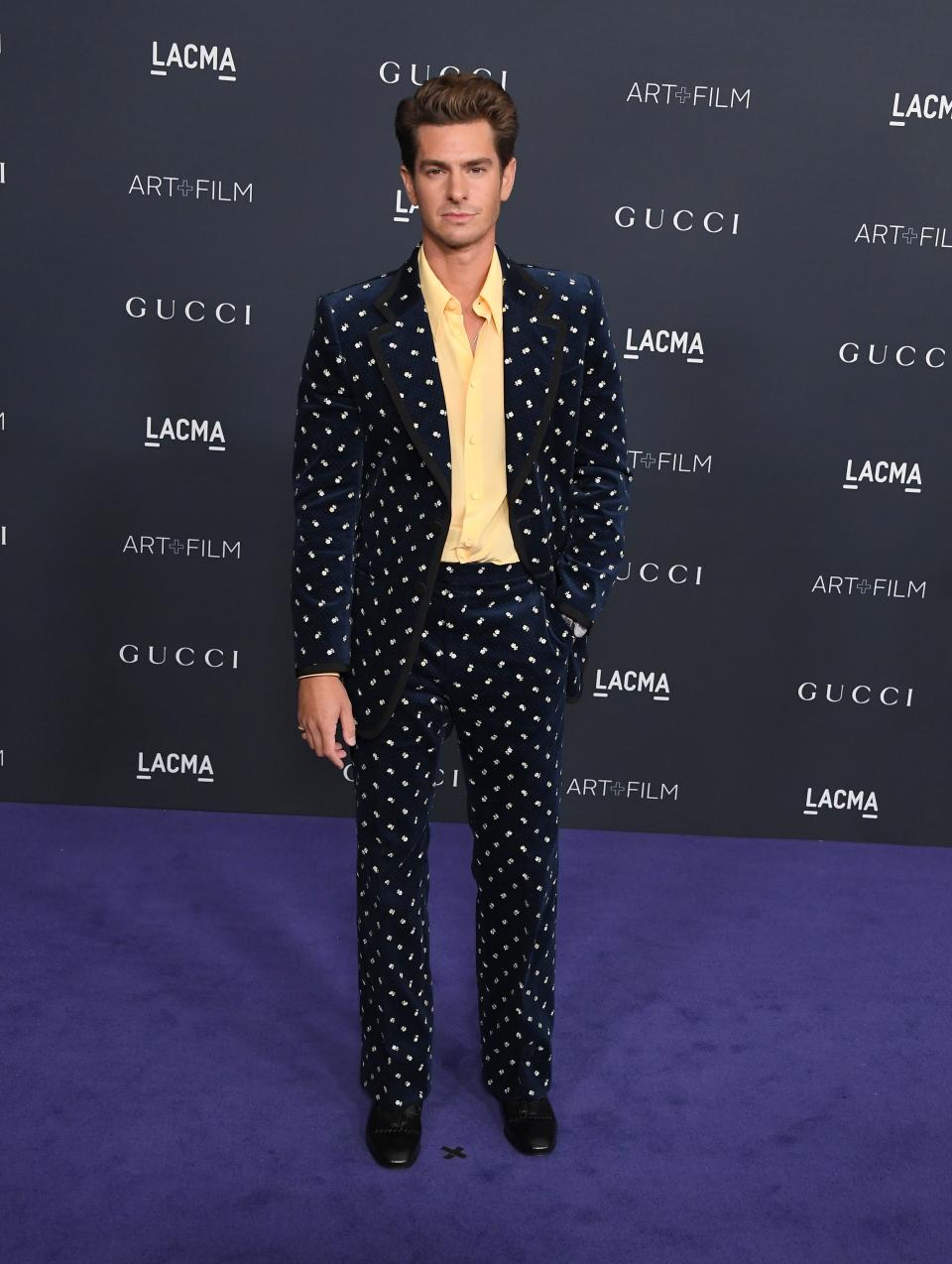 Andrew Garfield at the LACMA Art+Film Gala.