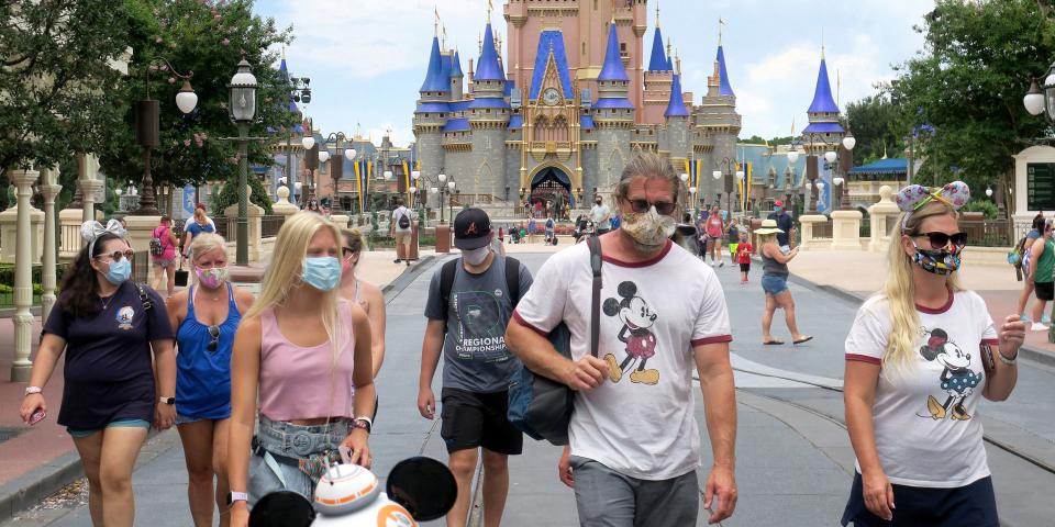 Disney World Masks coronavirus castleq