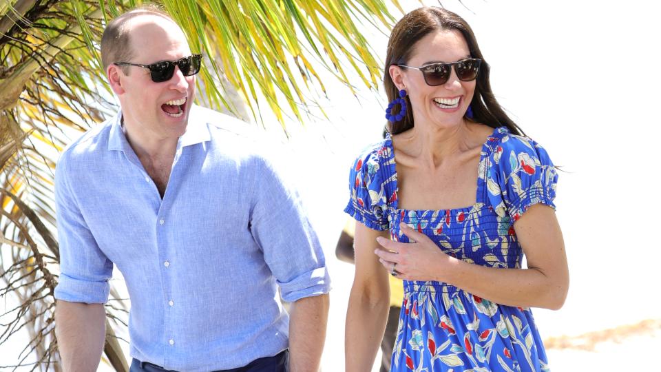 Prince William and Princess Kate on holiday